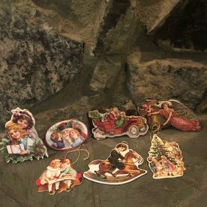 Victorian Ornaments Cardboard Cutout Ornaments